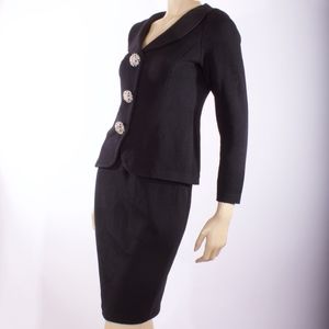 St John Evening by Marie Gray Skirt Suit Set Sz 2